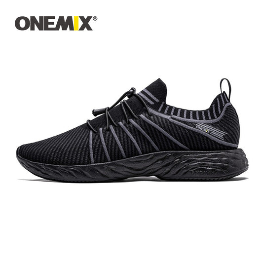 ONEMIX Breathable Waterproof Quick-Cleaning Dynamic Ultra-light Rebound Running Walking Shoes
