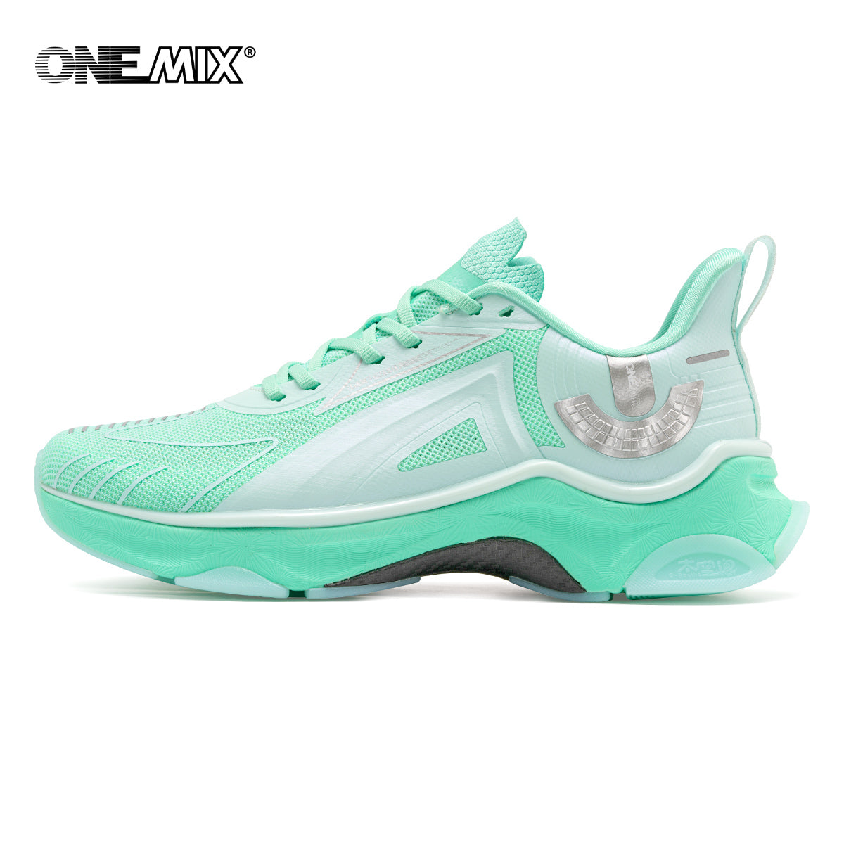 ONEMIX Breathable Lightweight Double-Structure Shock Absorber Race Running Shoes - Plantar Fasciitis Pain Relief