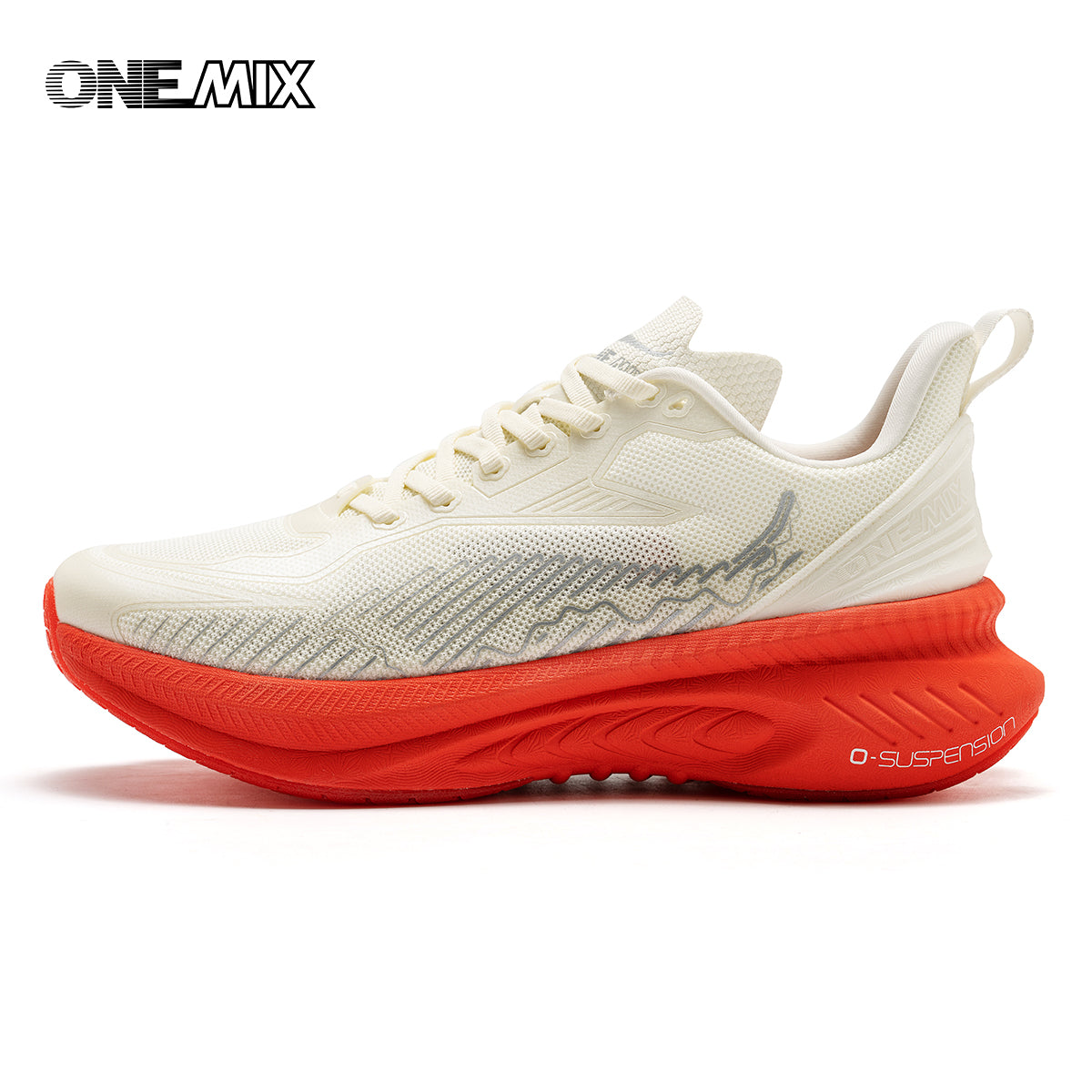 ONEMIX Breathable Carbon Plate Marathon Running Racing Shoes Stable Support Shock-relief Ultra-light Rebound Sport Sneakers