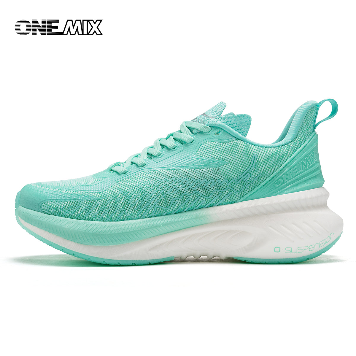 ONEMIX Breathable Carbon Plate Marathon Running Racing Shoes Stable Support Shock-relief Ultra-light Rebound Sport Sneakers