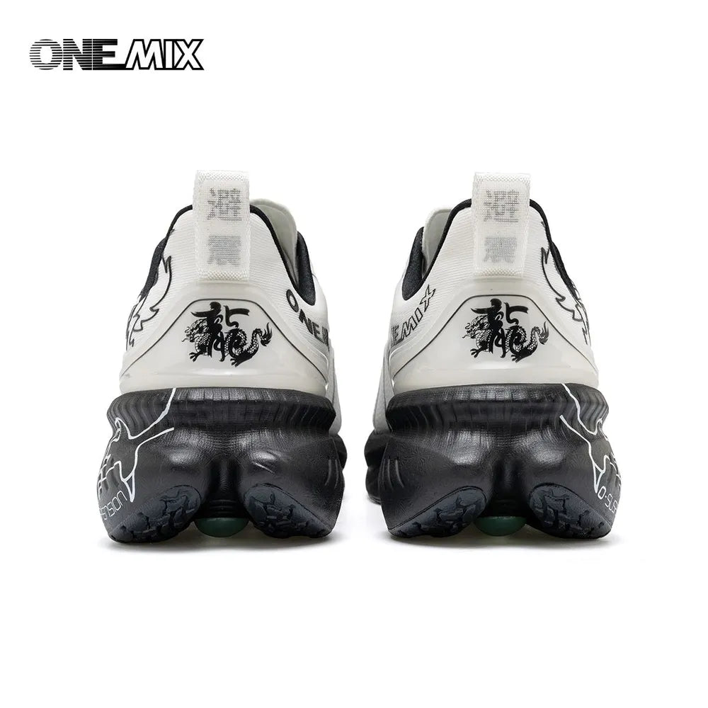 ONEMIX Shock Absorption Road Running Sneakers Tennis Jogging Dragon Style