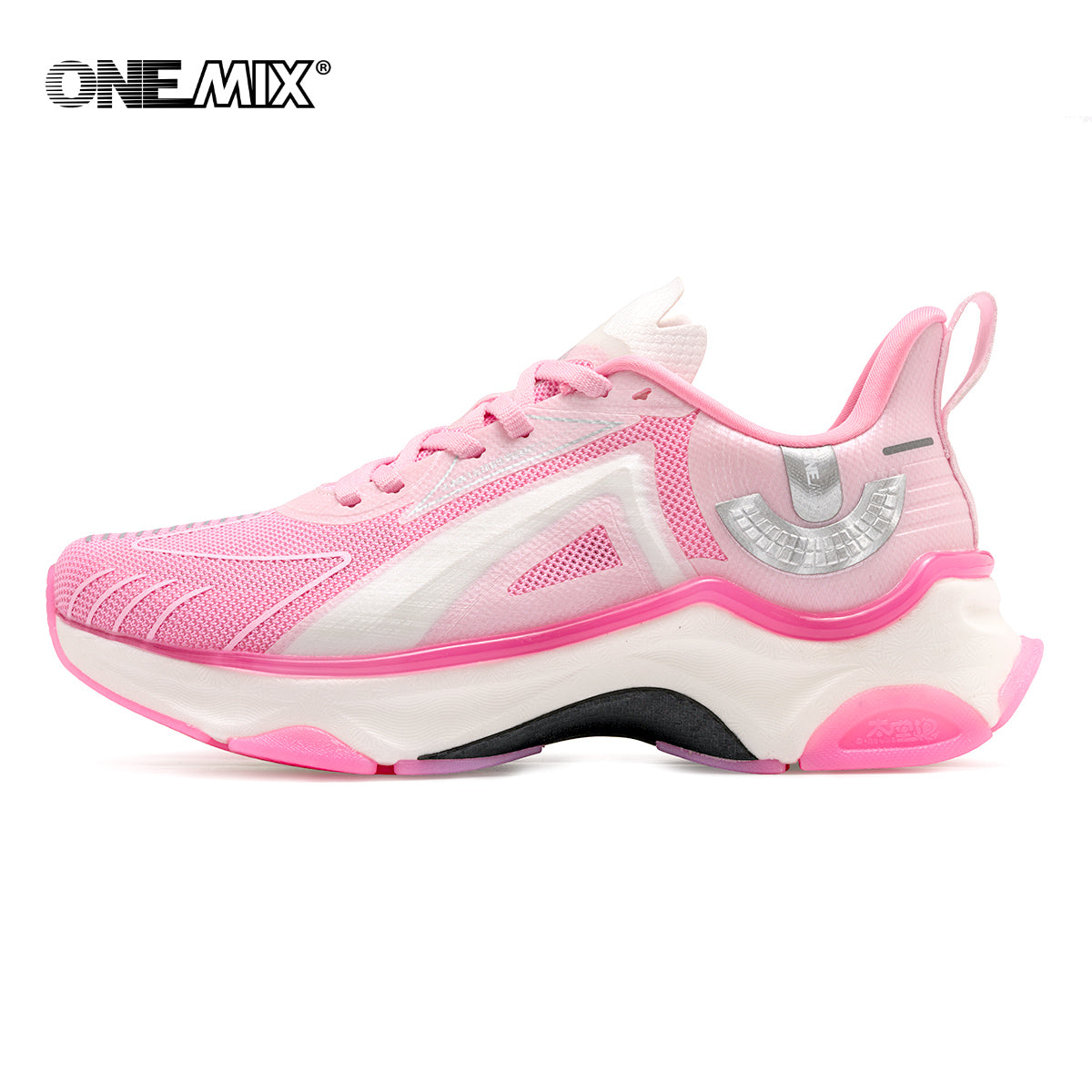 ONEMIX Breathable Lightweight Double-Structure Shock Absorber Race Running Shoes - Plantar Fasciitis Pain Relief