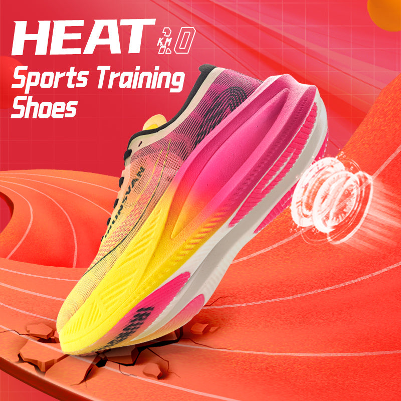 IRUNSVAN HEAT Lightweight Tennis Athletic Workout Running Sneakers with Nylon Carbon Plate Cushioning