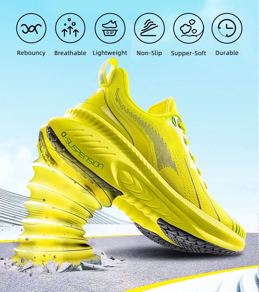 ONEMIX Unisex Suspension Running Shoes Breathable Outdoor Fitness Sport Walking Sneaker