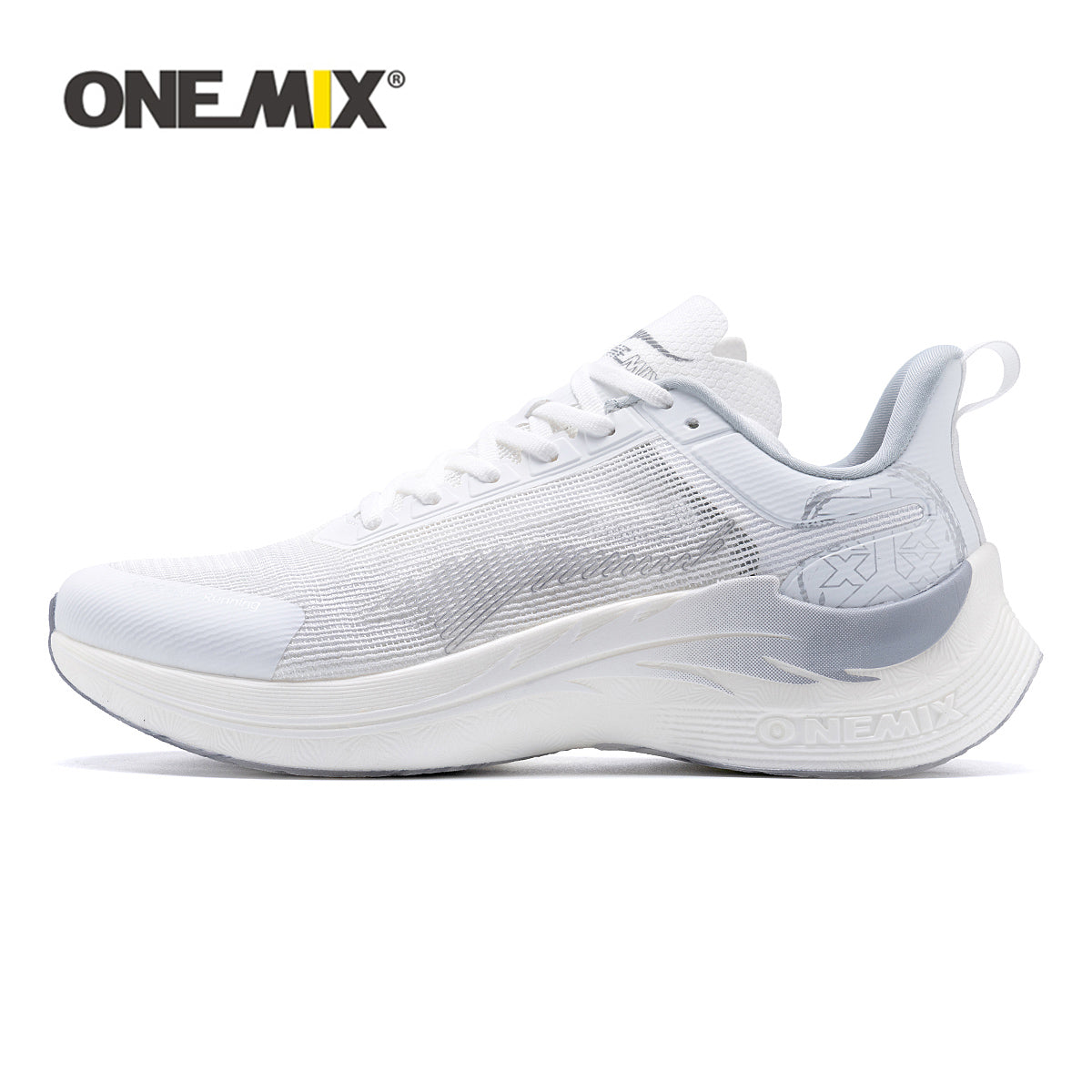 ONEMIX Marathon Running Racing Shock-relief Carbon Plate Athletic Training Tennis Sport Outdoor Non-slip Sneakers